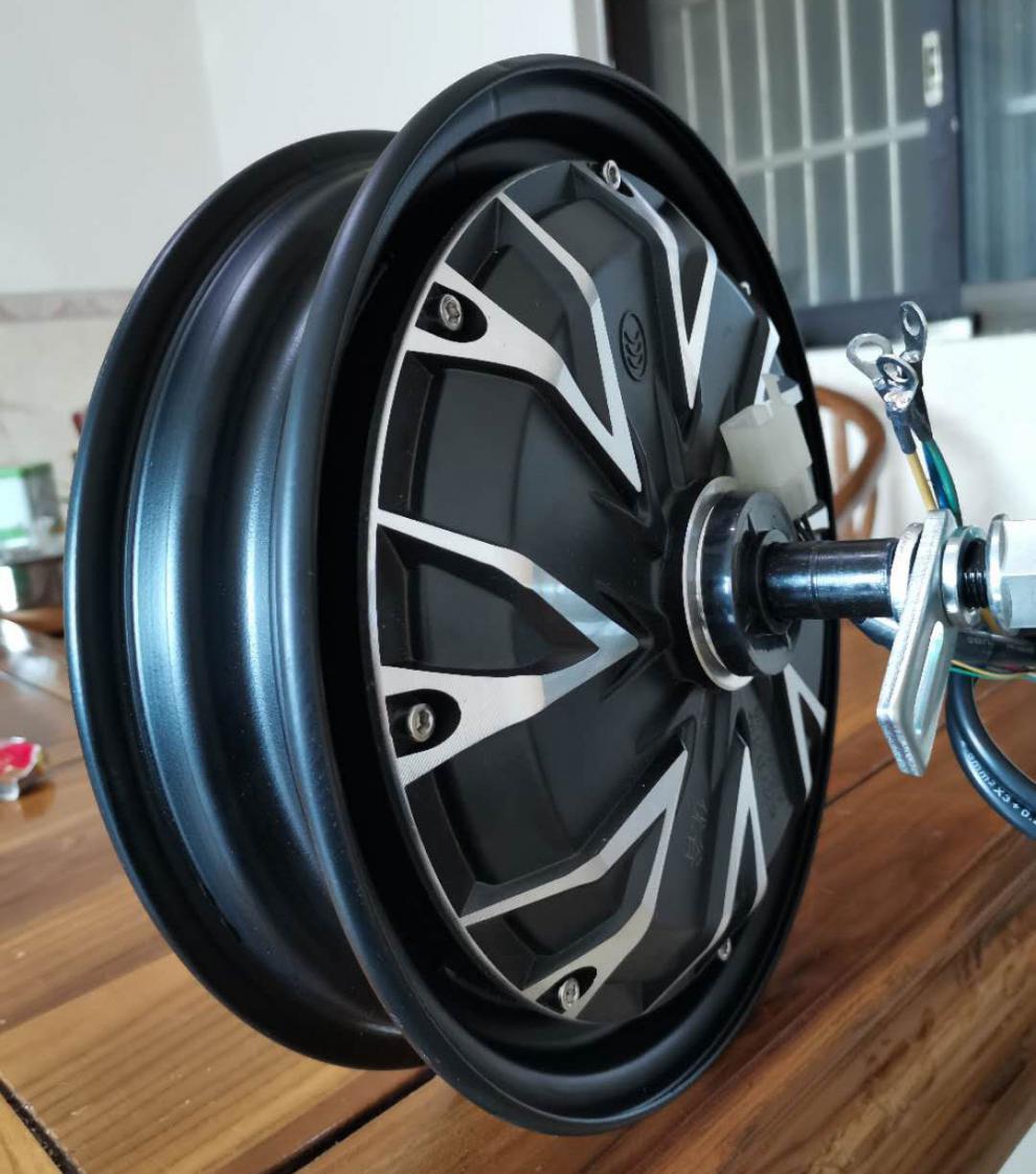 电动车改装电机2000w10寸电机大功率高速60v72v96v1000w1200w10寸2000