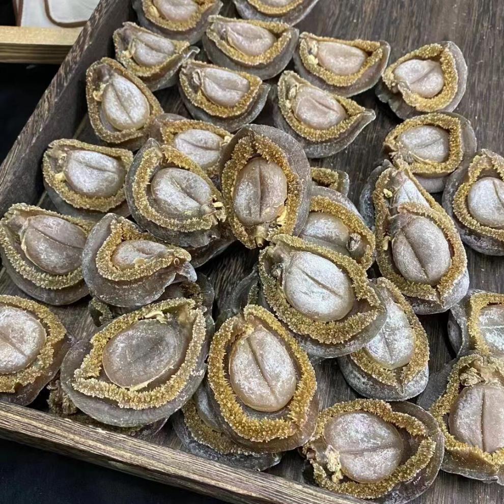 深海南非吉品鲍鱼干货 溏心干网鲍精选货酒店专用款27-28头【图片
