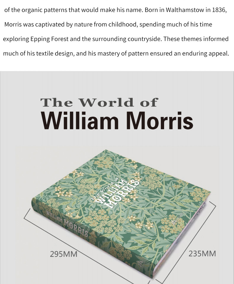 william morris 威廉莫里斯 图案花纹设计书 艺术绘画书籍
