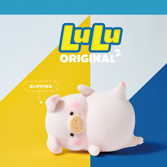 祖国版lulu猪盲盒祖国版罐头猪二代lulu猪经典系列2盲盒端盒潮玩具