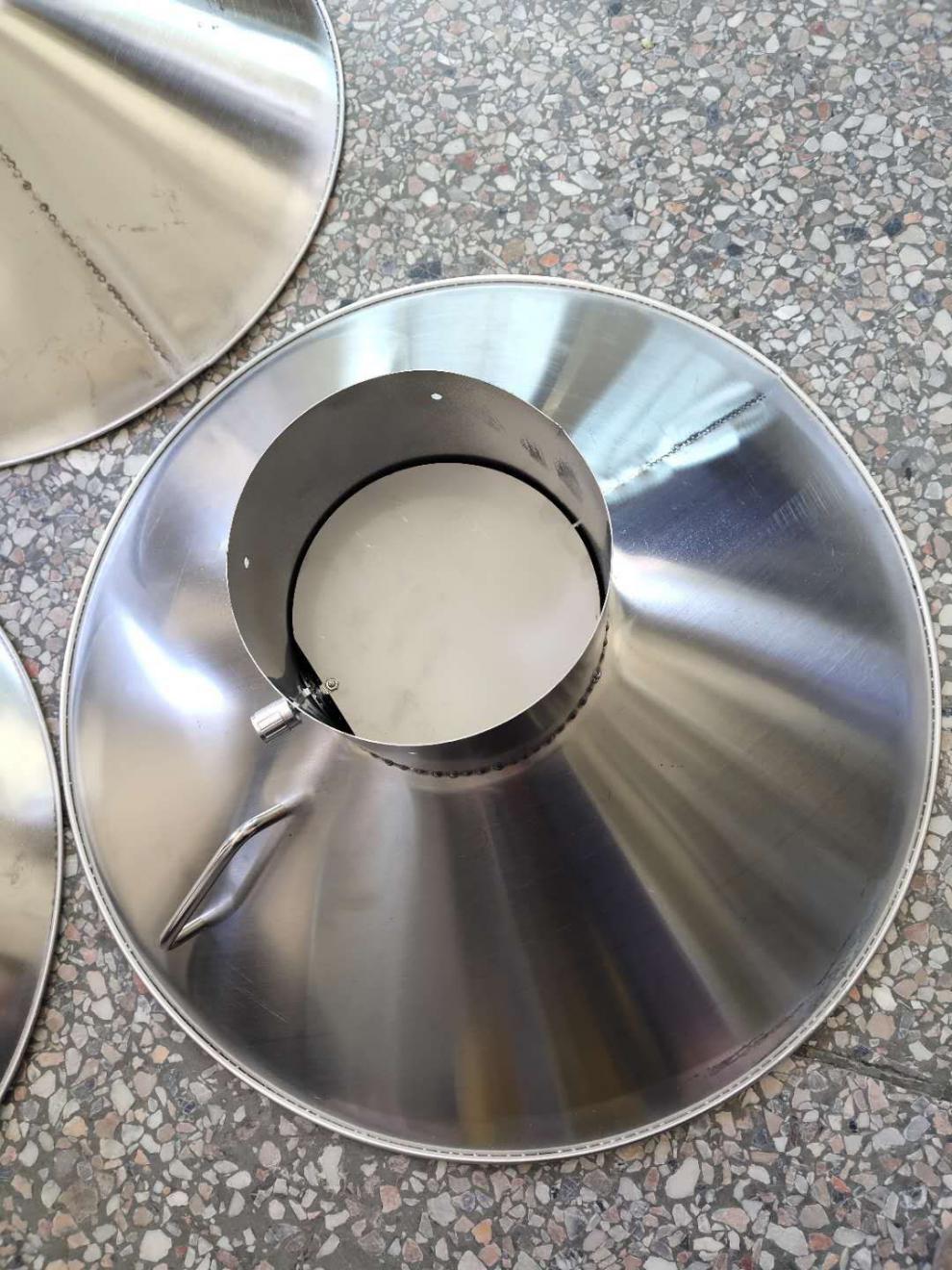 定制定制工业不锈钢除尘吸烟罩大口径废气处理设备实验室原子集气罩