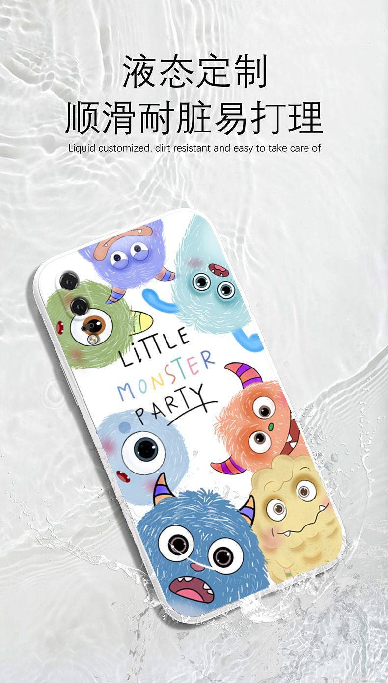 壳膜套装冷檬小怪兽家族华为p30手机壳p30pro液态硅胶保护套p20新款