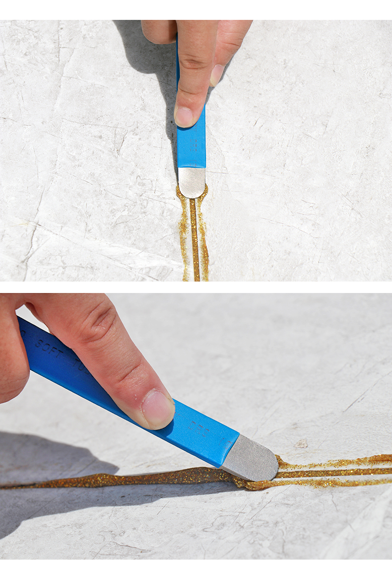 钨钢压缝工具瓷砖美逢棒刮美缝剂施工压缝片美缝阴阳角压缝器 12mm宽