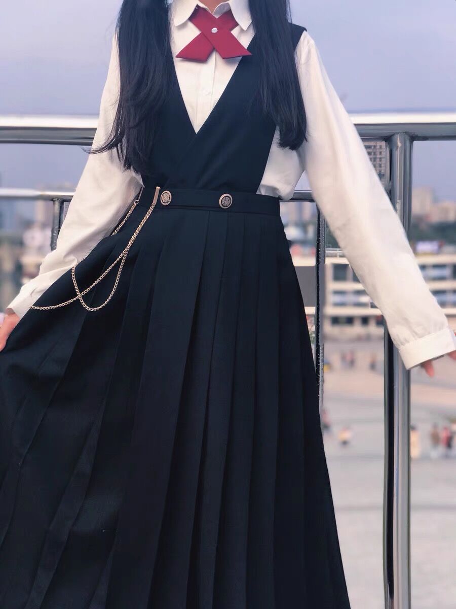 青间白鹿jk三角函数jk护奶裙制服裙长款正版全套学院风卡奶裙连衣裙