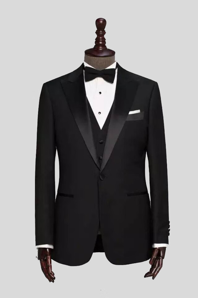 燕尾服指挥服大合唱团演出服西服套装结婚宴会西装晚礼服 黑色燕尾服