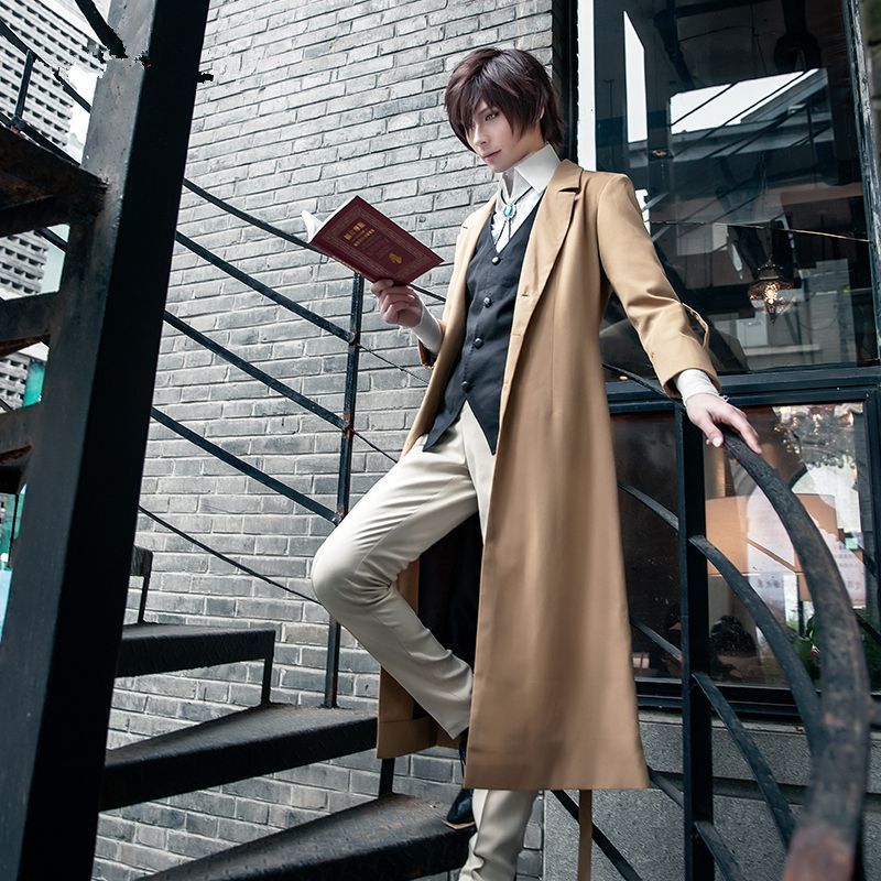 赛瑟达动漫文豪野犬人间失格太宰治cos服cosplay服装表演出服装外套