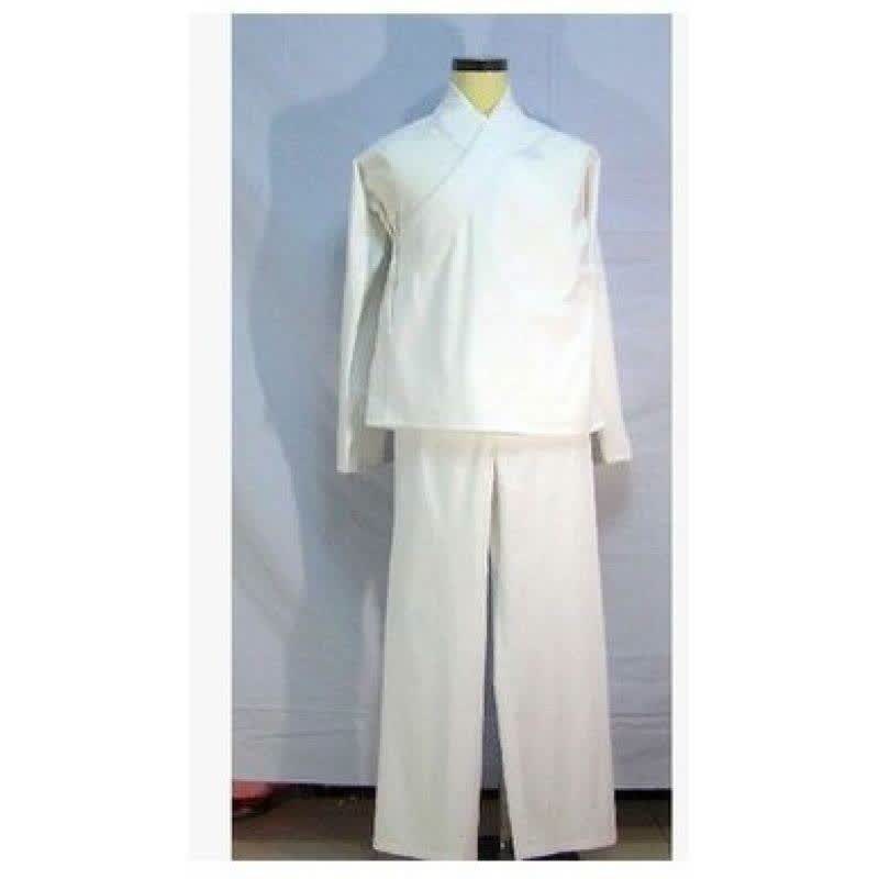 黛美儿 古装睡衣新款汉服中衣打底裤白色改良古代内衣寝衣睡衣男女