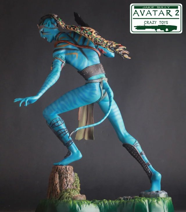 bgtqz阿凡达avatar15寸纳美人杰克涅提妮模型摆件 男阿凡达杰克 高度