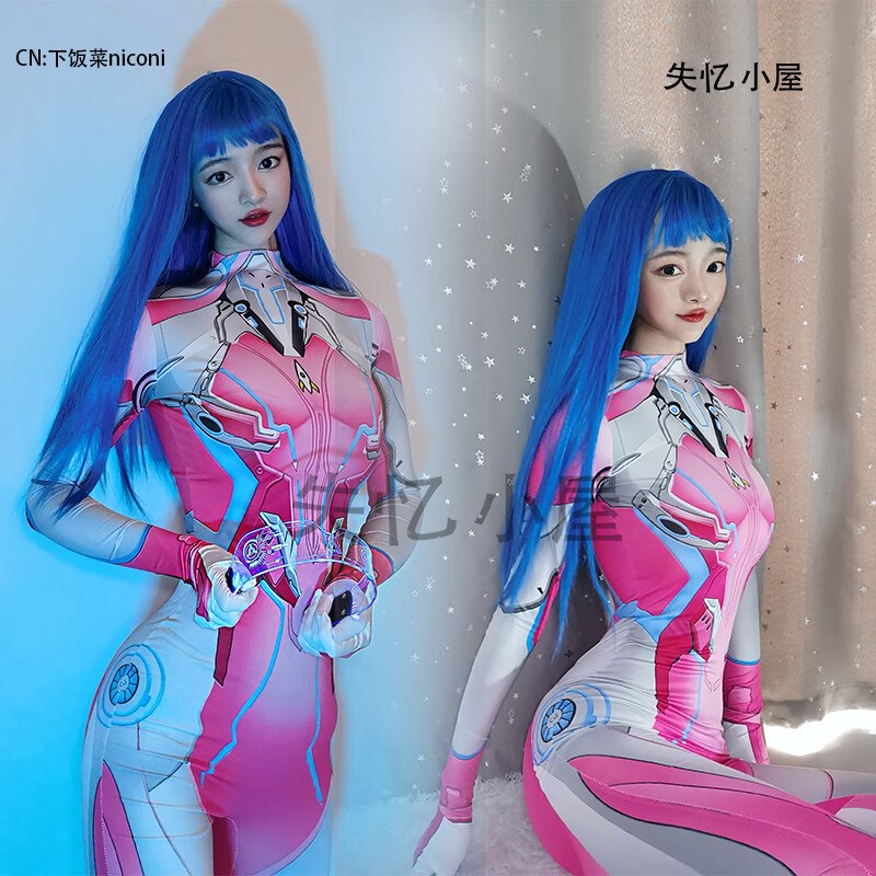 梦幻火箭101cos吃鸡游戏cospaly服装女双人摩托套装 梦幻火箭连体衣