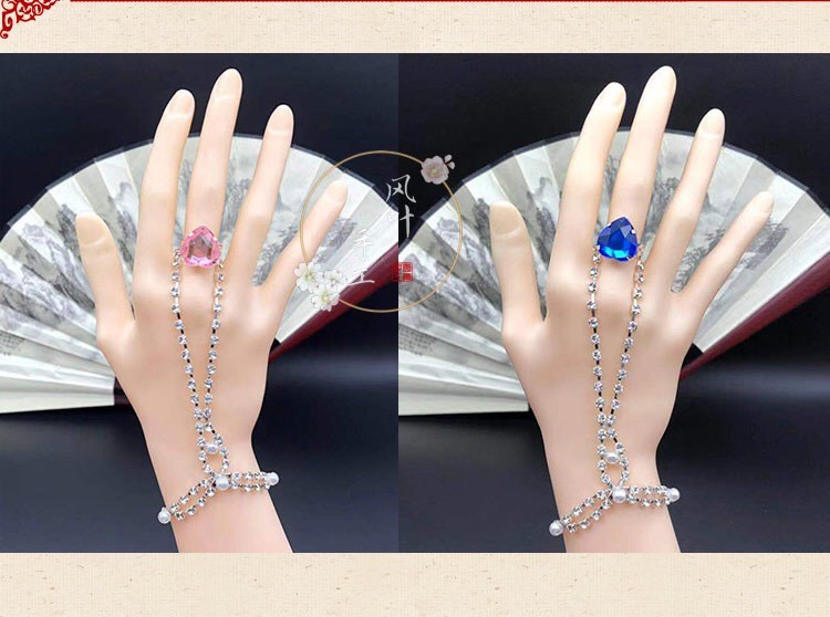 欢天喜地七仙女手链买一一古装欢天喜地一体手链分开链古风仙女手链