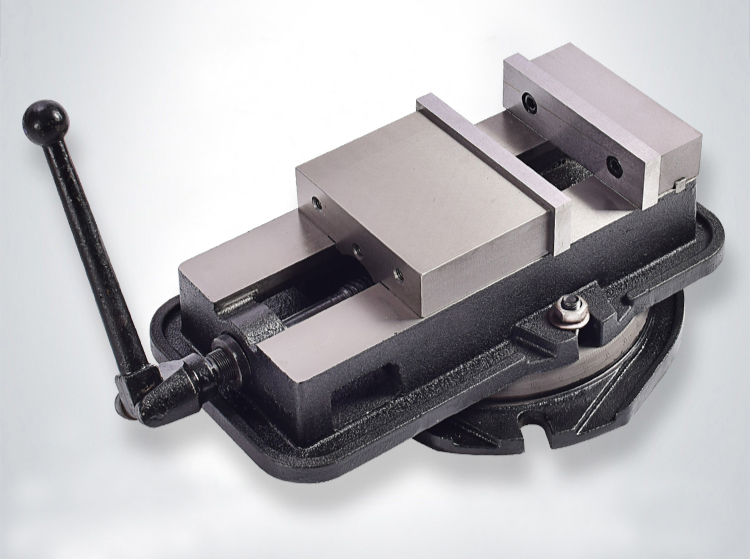 台虎钳250mm精密机用虎钳cnc重型4寸5寸6寸8寸角固式台钳铣床平8寸