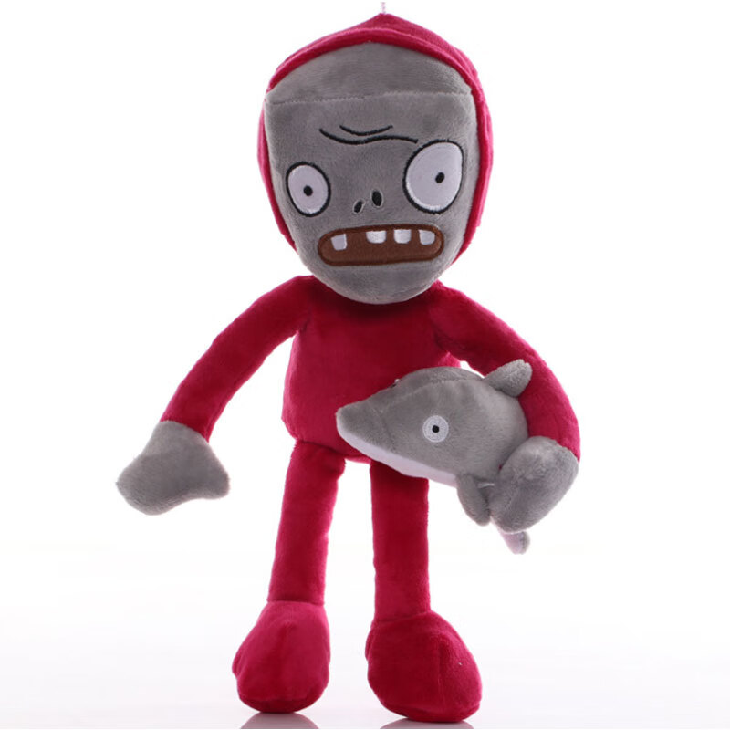 迪士尼 七夕情人节礼物植物僵尸铁桶僵尸毛绒玩具游戏周边公仔儿童