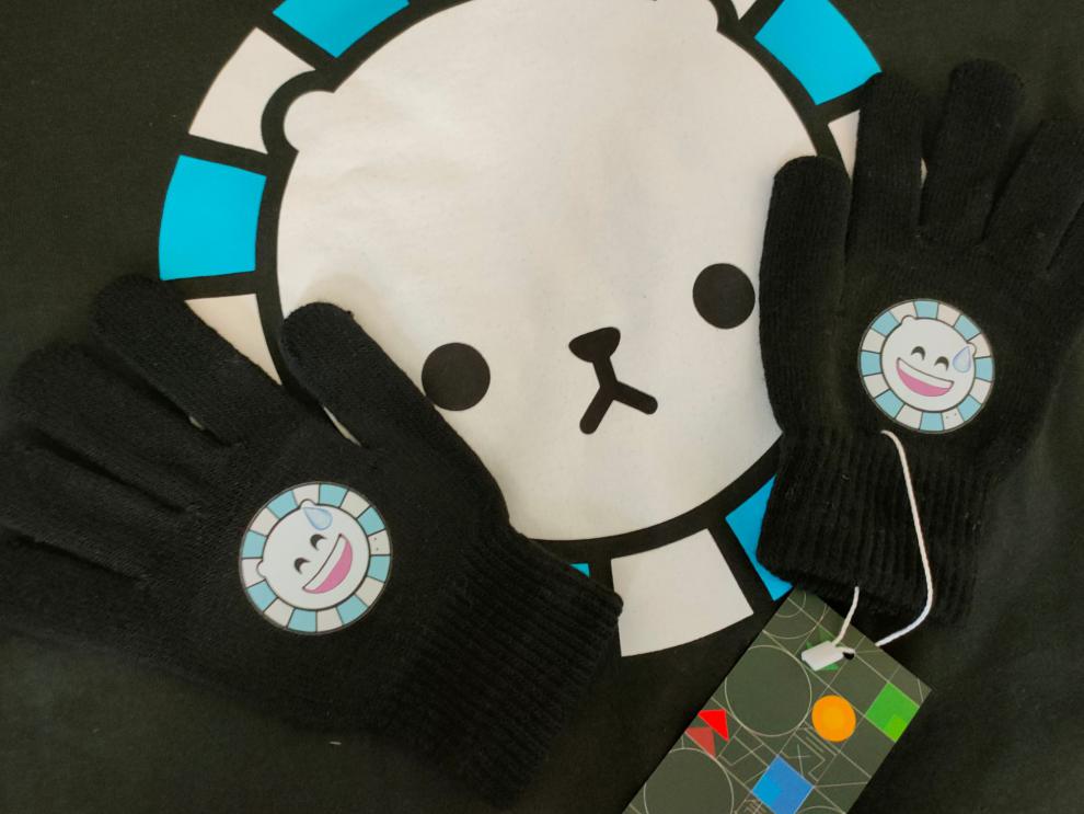 maimai手套 舞萌手套舞立方 流汗迪拉熊手套 两副价格 均码