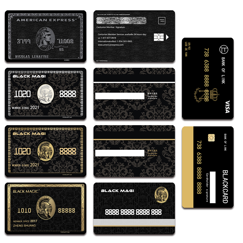 运通黑卡运通黑卡百夫长黑卡环球黑卡黑金周边公交卡水卡学生饭卡卡贴