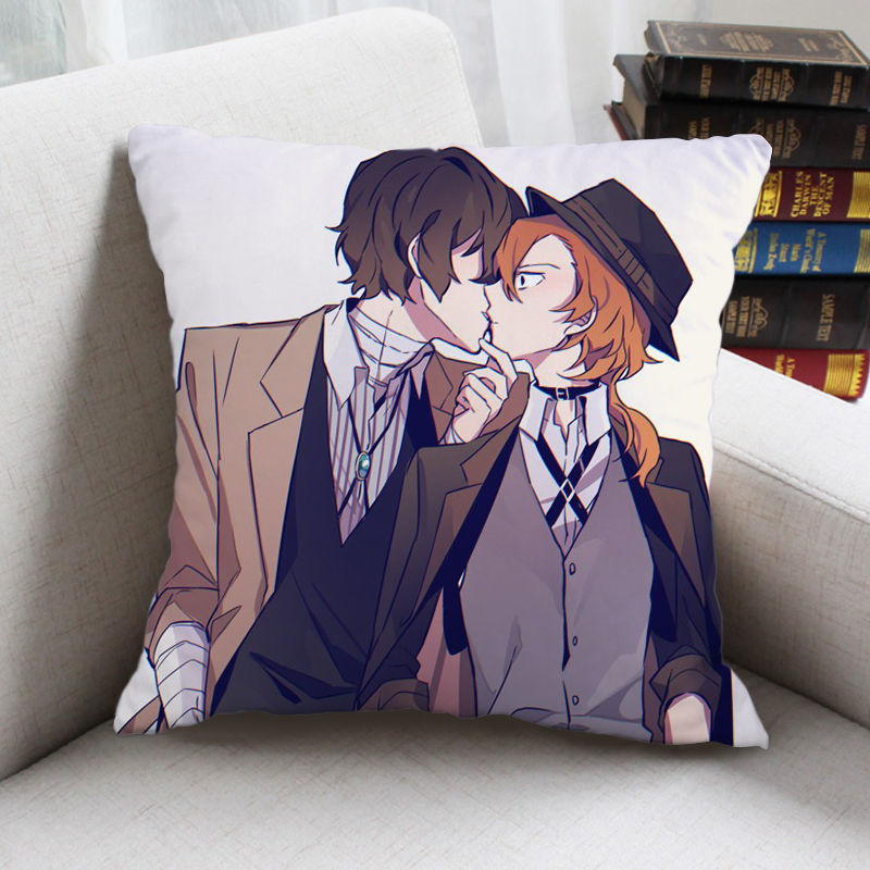 太宰治公仔文豪野犬周边抱枕中岛敦太宰治中原中也靠枕