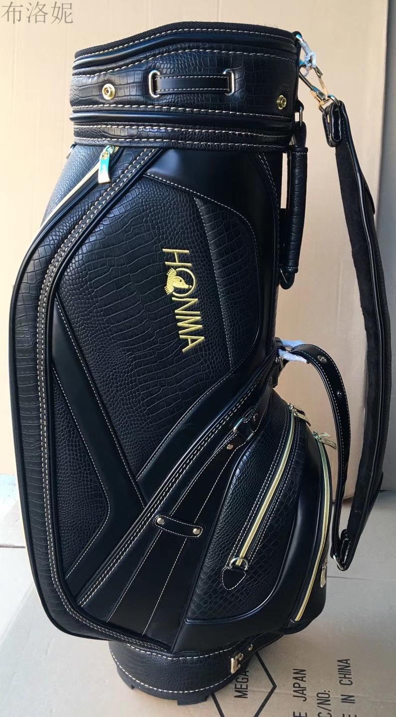 22新款honma多功能高尔夫球包标准球包男女通用高尔夫球袋pu 超纤皮