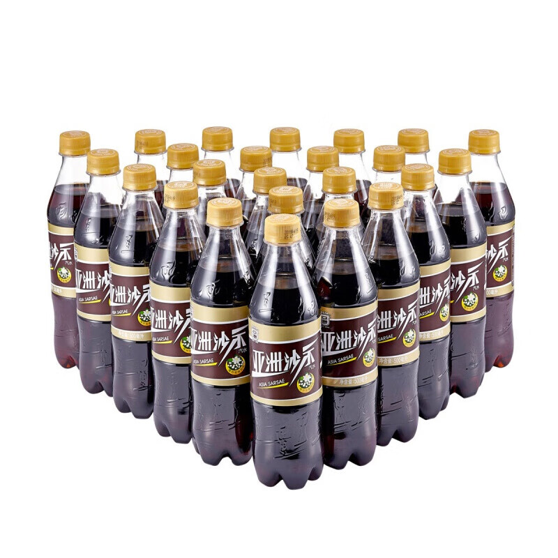 亚洲沙士可乐汽水500ml瓶装碳酸饮料网红夏日饮品怀旧味道 沙示汽水