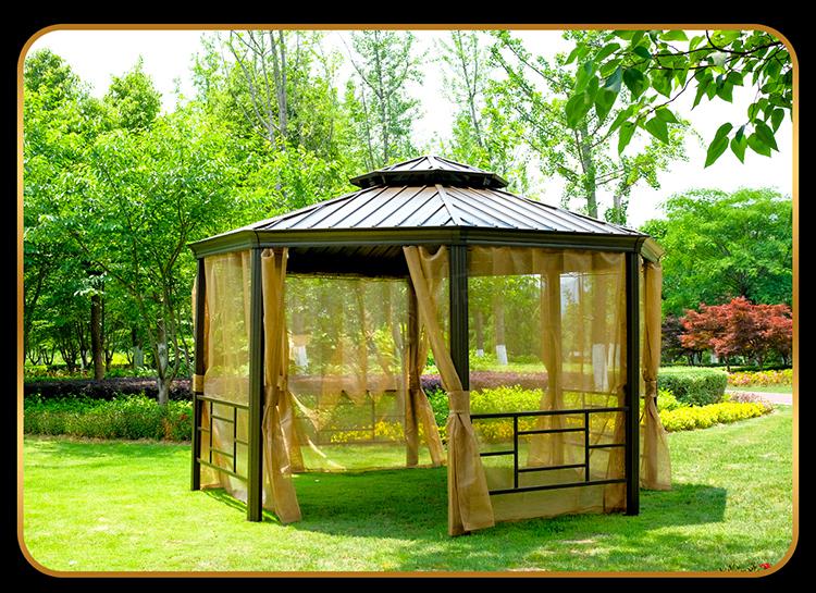 亭子户外凉亭庭院 铝合金 户外凉亭别墅楼顶天台花园庭院欧式景区餐饮