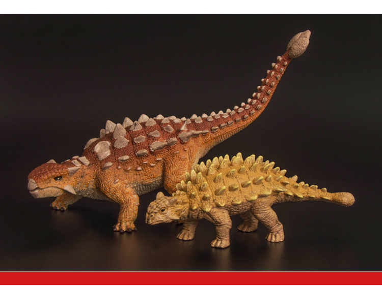 甲龙模型 仿真侏罗纪恐龙模型儿童玩具甲龙包头龙美甲龙新款多刺龙