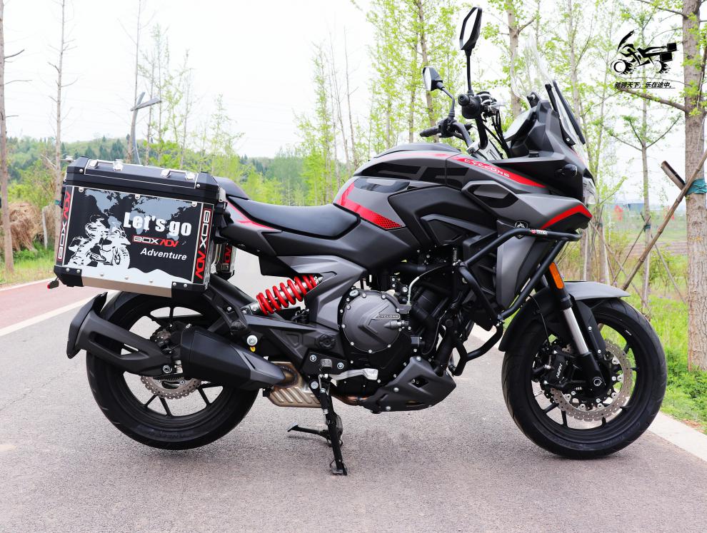 适用于摩托车赛科龙rx6sr650尾箱铝合金三箱边箱改装大包围护杠32边箱