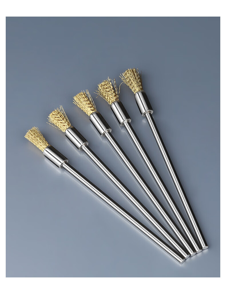 工业用加长柄钢刷子清洁刷尼龙铜丝刀刷除锈打磨钢丝轮加长杆钢丝笔刷