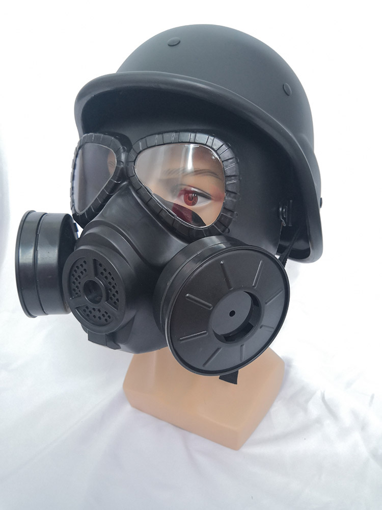 m04面具 头盔面罩防毒全脸防护面具创意微电影拍摄道具 防毒面具泥色