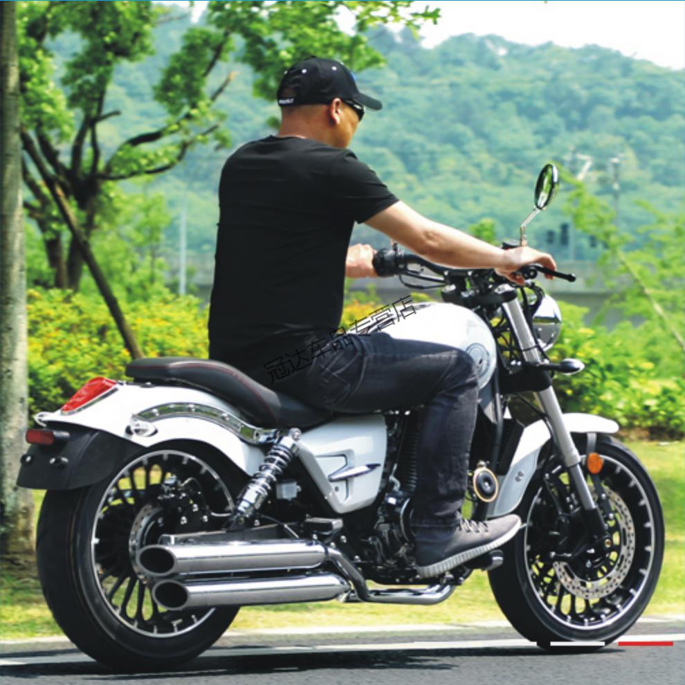 原装400复古太子摩托车台风美式巡航350水冷电喷大排量可上牌 全新500