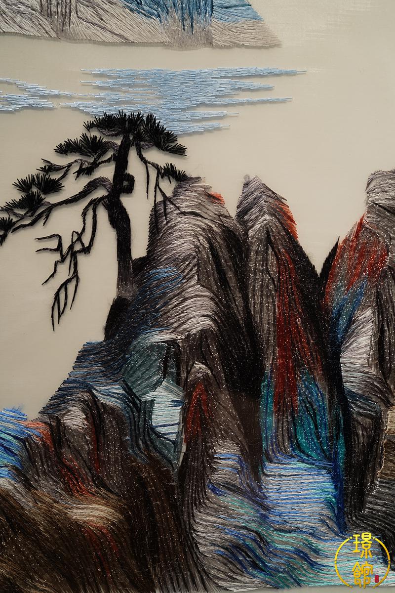90002绚丽山河(33*123) 错针绣【图片 价格 品牌 报