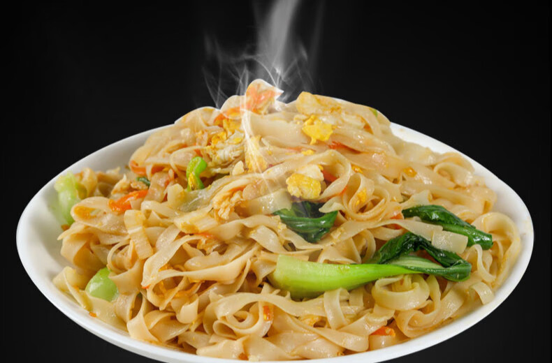 沙河粉广东河粉整箱装东莞炒河粉干宽粉速食炒河粉专用粉 净重2.