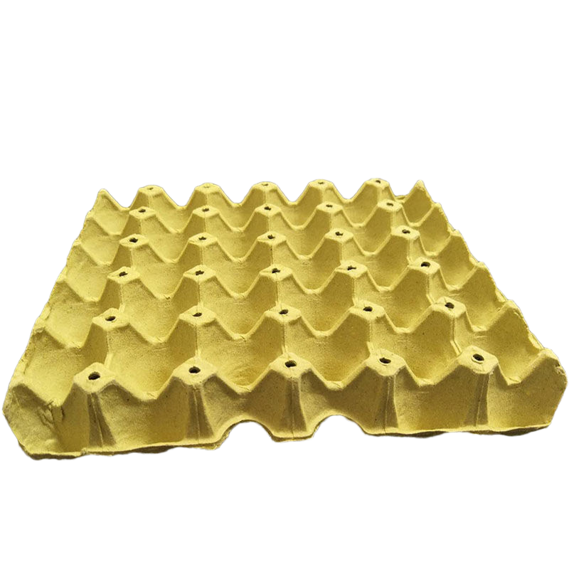 家居同款30枚纯纸浆鸡蛋托盘包装盒纸托盘运输蛋托鸭蛋托拖盘全新25片