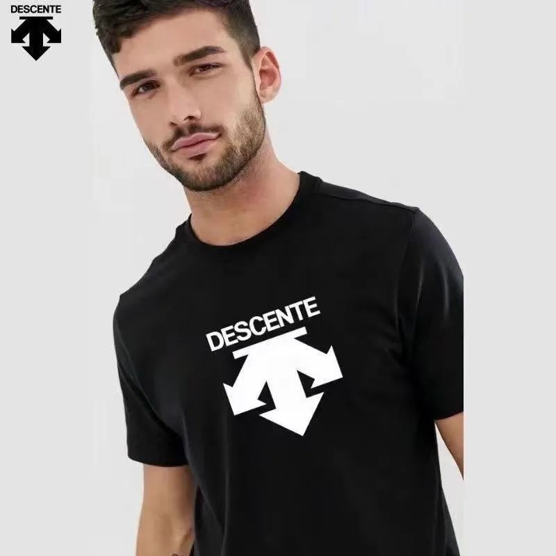 三个箭头的衣服倒三箭头迪桑nyt恤男男士短袖男2022新款潮运动速干
