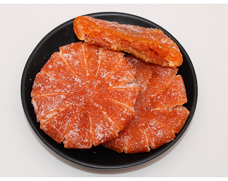 四川土特产桔饼桔红橘饼砂糖桔蜜饯果脯零食月饼馅料500一斤装