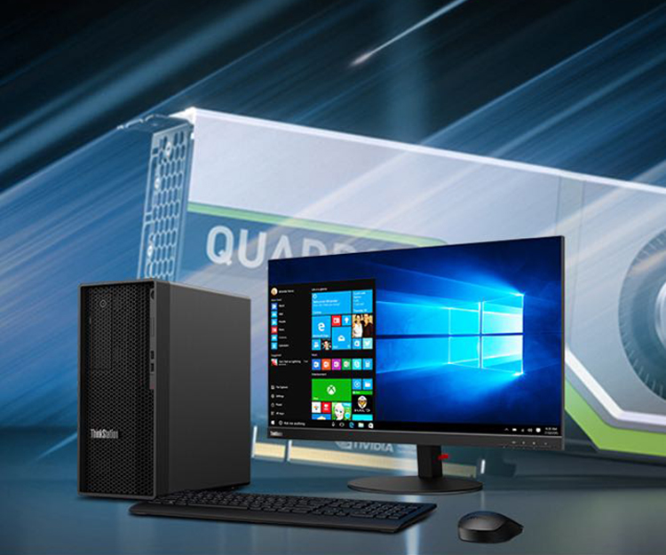 联想(lenovo)thinkstation p340 塔式图形工作站 i9-10900k 32*2/2t