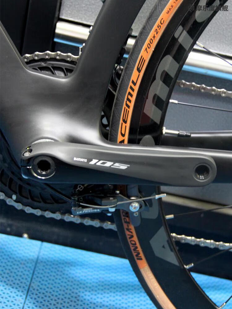 禧玛诺公路车牙盘 105 r7000 公路自行车牙盘 折叠车 11速西马诺 黑