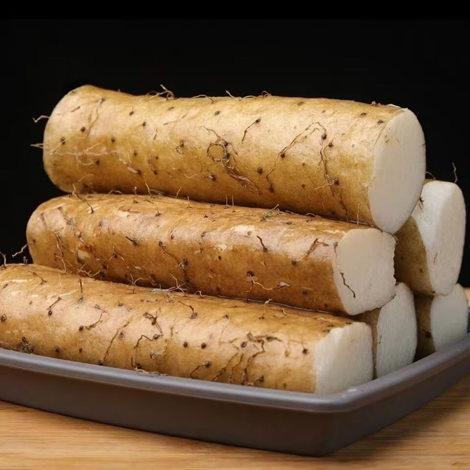 白玉山药新鲜粗大麻山药炒菜超好吃的蔬菜食品整箱 5斤实惠装粗白玉