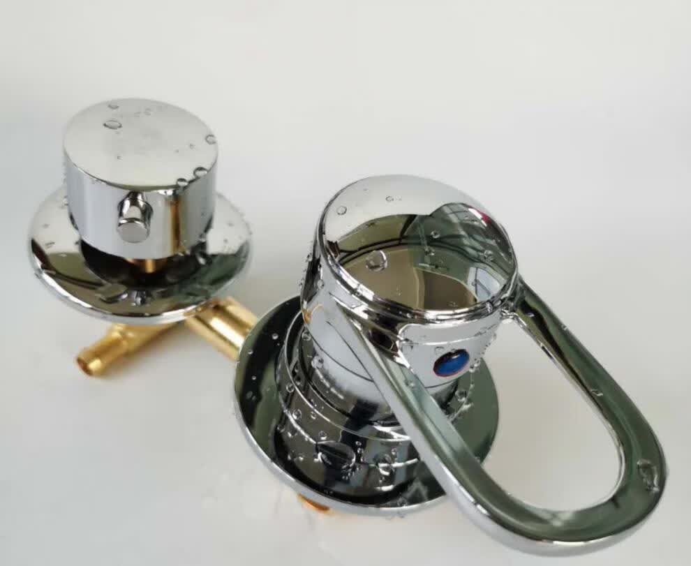 整体淋浴房配件淋浴屏老式混水阀浴室纯铜转换阀门冷热水开关龙头混水