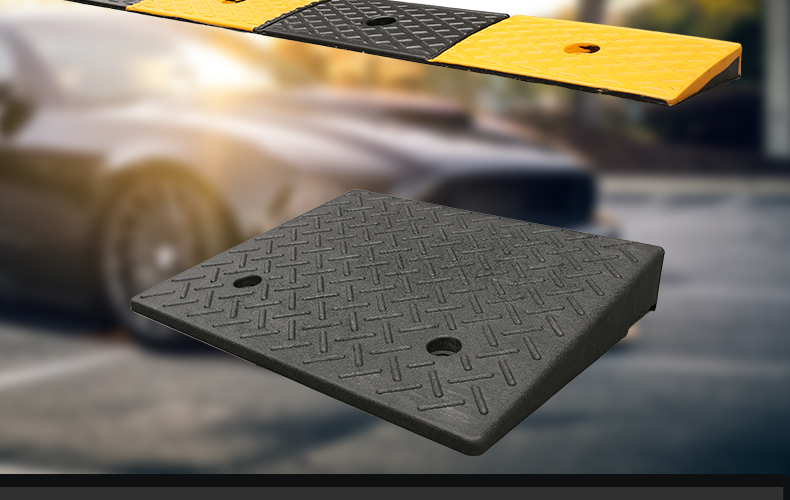 无障碍坡道板无障碍坡道汽车上坡垫门口橡胶路沿坡道板马路牙子爬坡垫