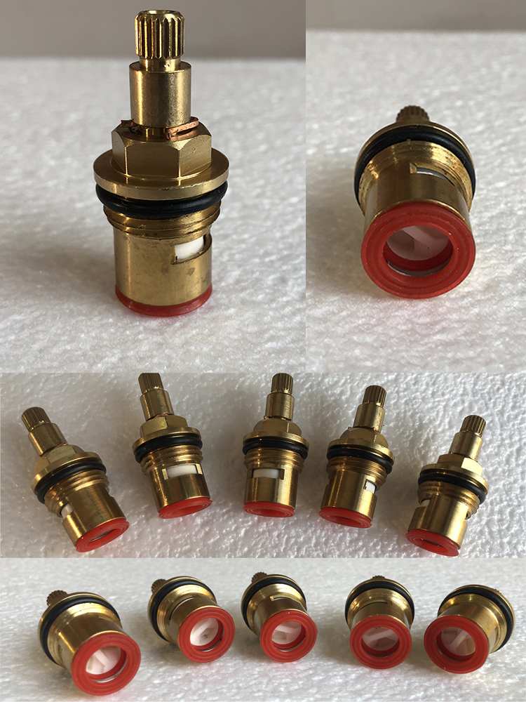 摩弓 全铜恒温阀芯温控阀芯混水阀恒温龙头配件顶丝款sma记忆弹簧芯