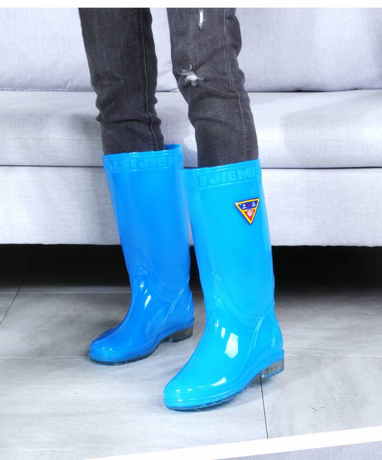 儿童雨鞋长筒 大童雨靴男孩防滑儿童雨鞋加绒保暖小学生水鞋长筒女孩