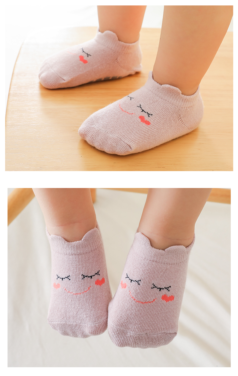 特价捡漏婴儿地板袜夏季薄款纯棉宝宝学步室内防滑袜软底隔凉短袜春秋