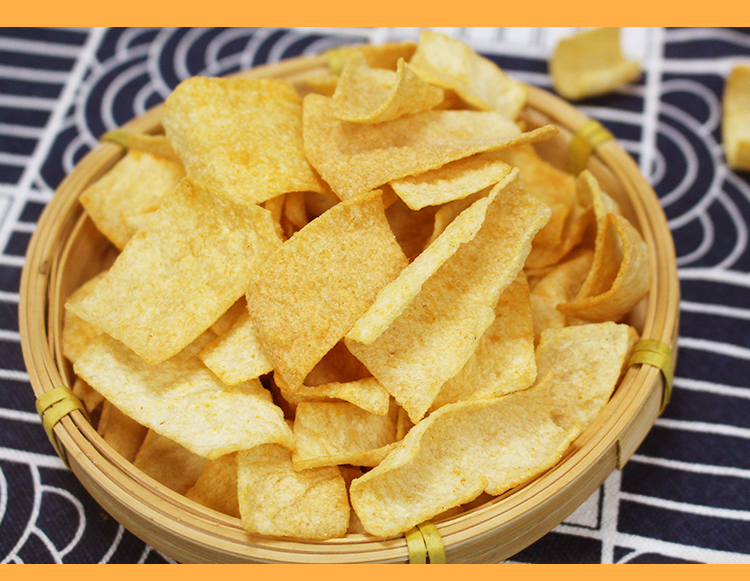 网红零食华糖山药脆片超大包山药薯片好山药薄片192克4袋随机4袋不