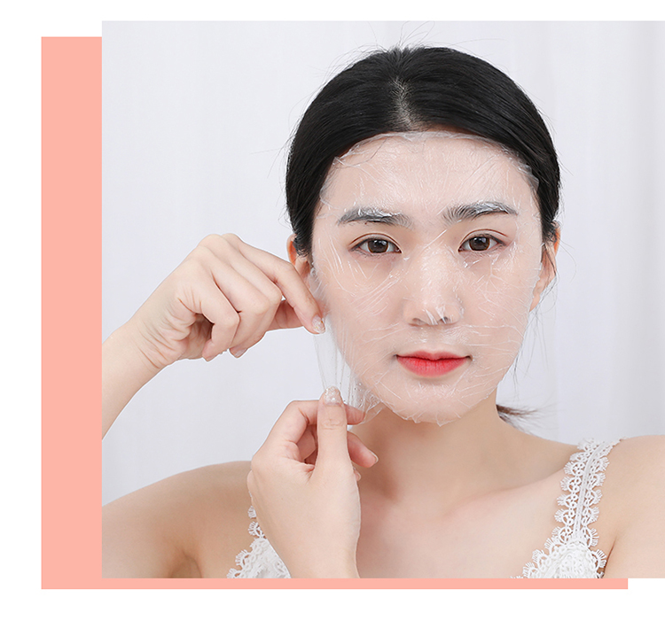 200片美容院专用保鲜膜面膜贴一次性面膜纸透明薄塑料保鲜脸贴发货200