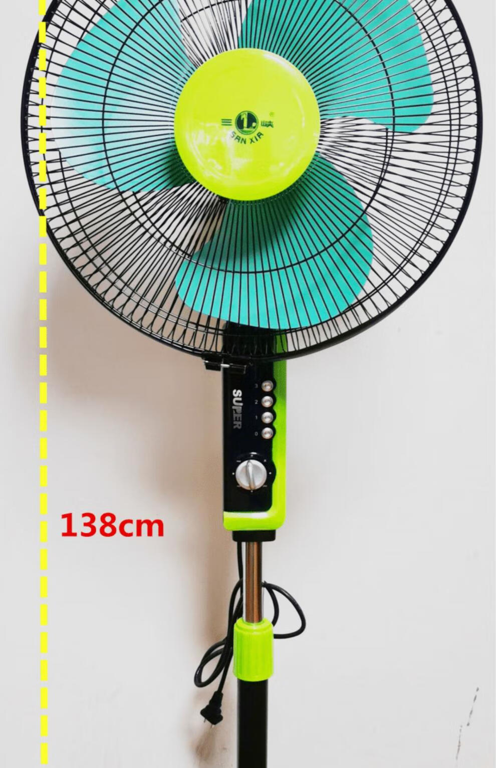 三峡牌电风扇重庆三峡牌电风扇纯铜电机学生家用07大三铁叶落地扇