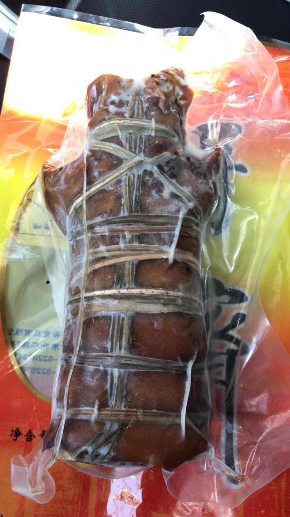 泡沫盒保鲜佛山特产得心斋扎蹄酝扎猪蹄