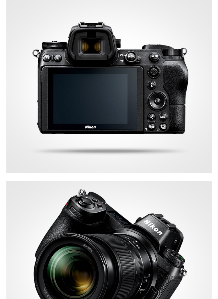 尼康nikonz6微单全画幅高清数码旅游照视频黑色套四z6机身ftz2470镜头