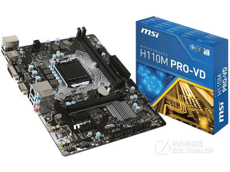 msi微星h110mprovdh110mproa主板1151针ddr4针保一年红色