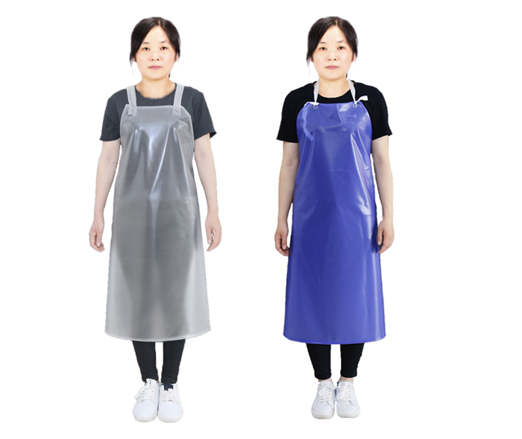 杀鱼防水专用围裙耐油厨房女工作长款加厚耐磨水产大人男塑料透明围腰