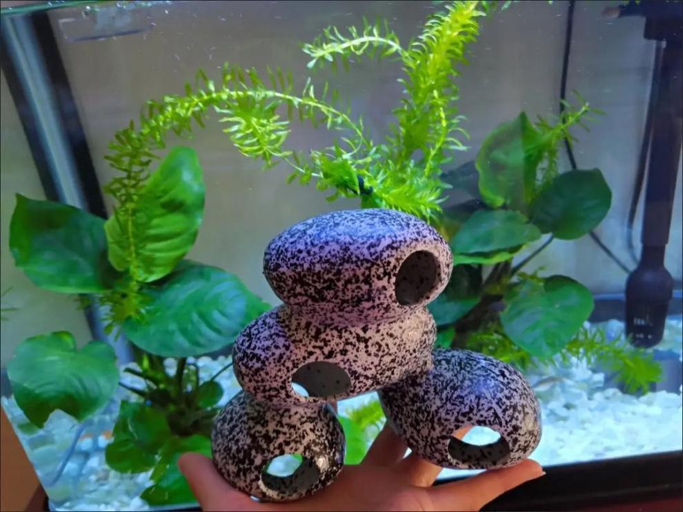 六角恐龙躲避鱼屋鱼缸造景陶罐躲避洞鱼躲避屋产卵洞鲷罐虾屋虾窝虾罐