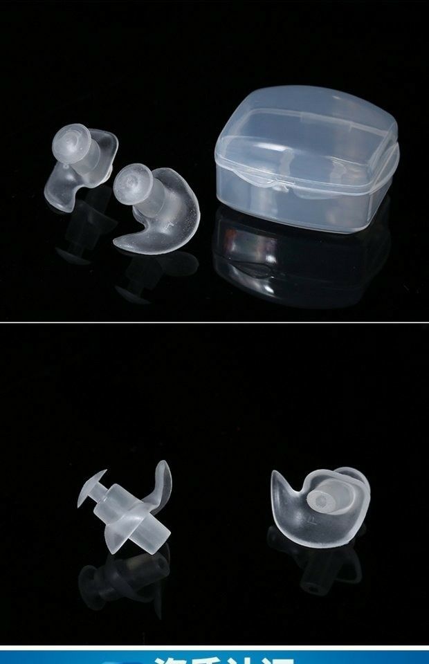 游泳水耳罩成人洗澡水耳塞游泳鼻夹硅胶洗头耳套耳罩成人套装鼻塞软滑