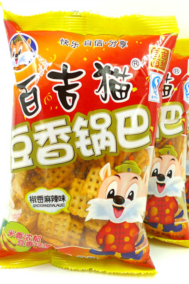 广纳力驰广纳力驰豆香麻辣孜然味锅巴地主猫休闲膨化零食陕西特产孜然